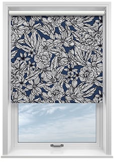 Ted Baker Vietnam, Navy - Roller Blind